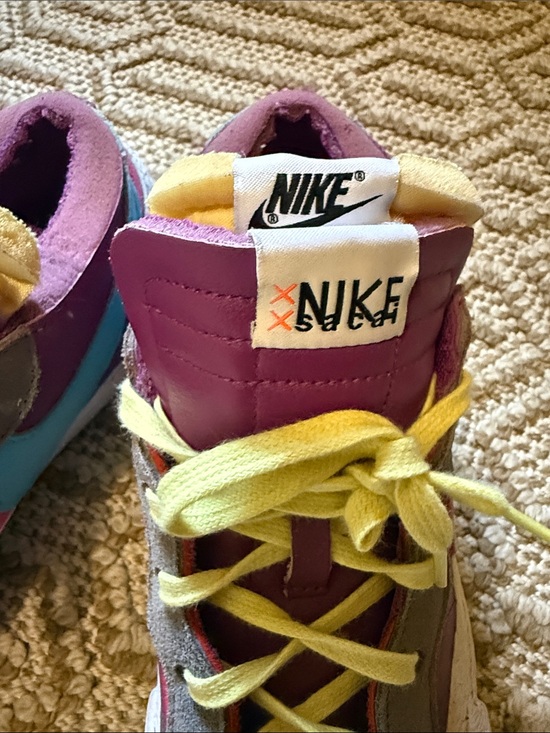 Nike x Sacai x KAWS Blazer Low “Purple Dusk” Sneakers – Multi Color